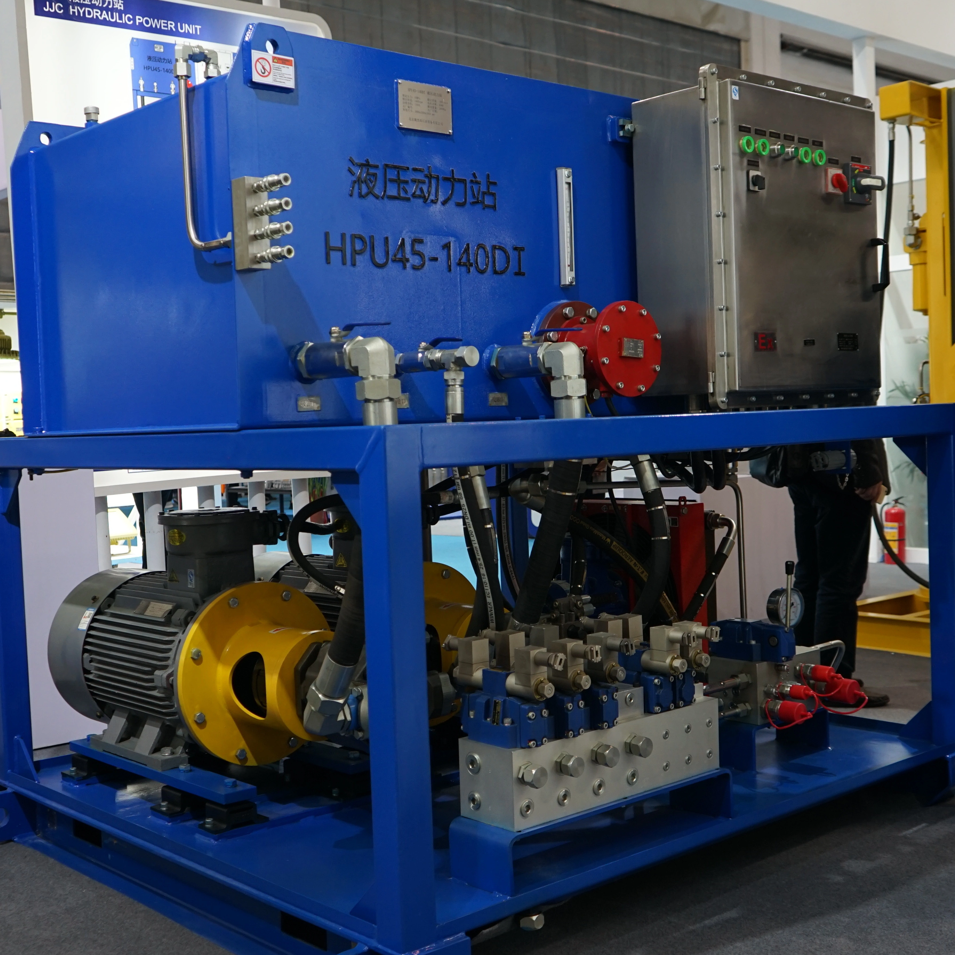 Unidad de potencia hidráulica de petróleo y gas de alta presión