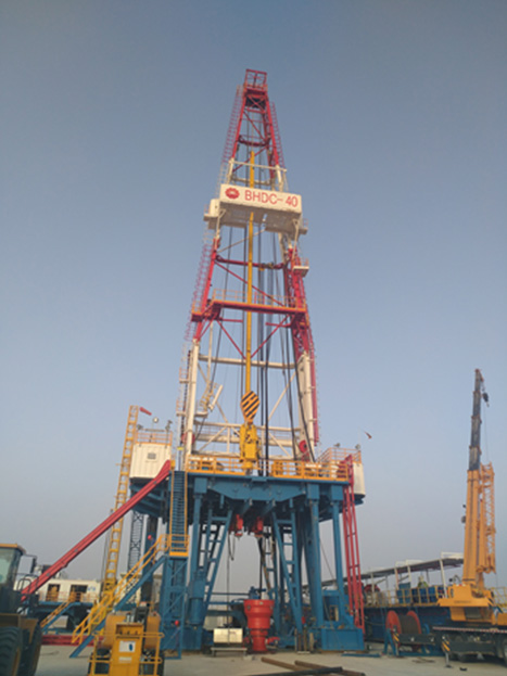 Se complet&oacute; la instalaci&oacute;n de la plataforma de perforaci&oacute;n BHDC-40 de Bohai Drilling
