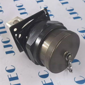Conector, potencia, QD, PIN/FLNG, Bulkhd, Red, OEM Ref No: 114869-PB-Blk, utilizado para la unidad superior, TDS-9SA/11SA, IDS-4SA